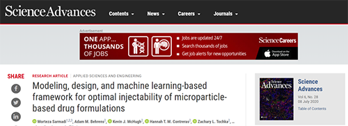 近日麻省理工大学的研究人员开发出一种计算模型，可以帮助改善注射类微粒制剂的可注射性并防止堵塞。